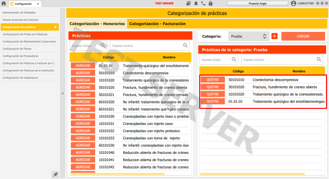 practicas cargadas