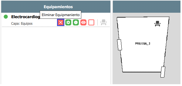 eliminar icono