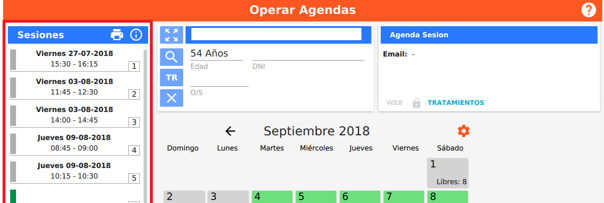 informacion e impresion del tratamiento