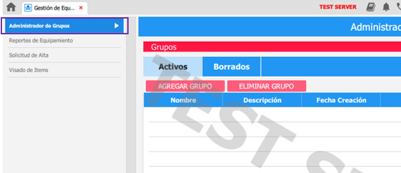 administrador de grupos