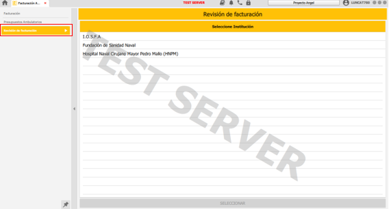 revision facturacion