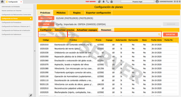 buscador por codigo y por nombre