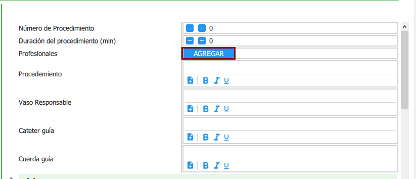 profesionales y funciones