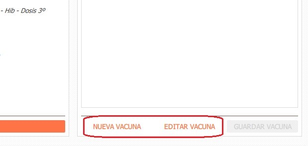 crear o modificar vacuna
