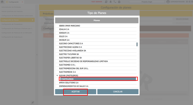 elegir el plan y seleccionarlo