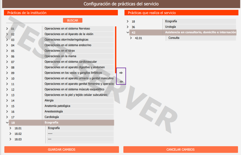 agregar o eliminar practicas
