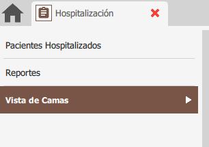 vista de camas