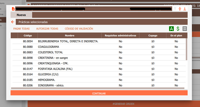condiciones administrativas