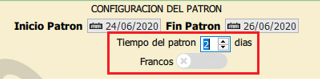configurar patron