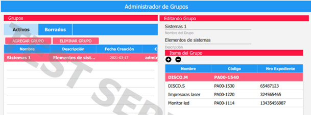 podemos ver el nombre y la descripcion