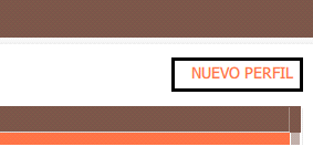 agregar nuevo perfil