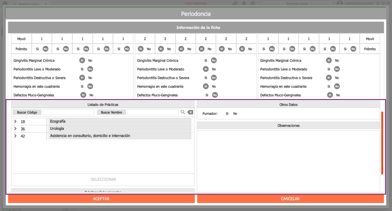 completar pràctica y observaciones