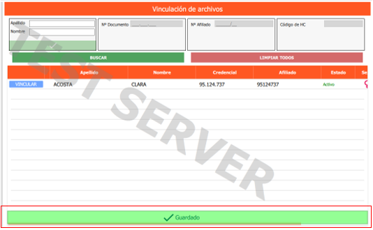 guardado correctamente