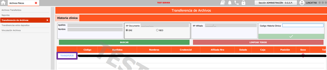 buscar por numero de afiliado