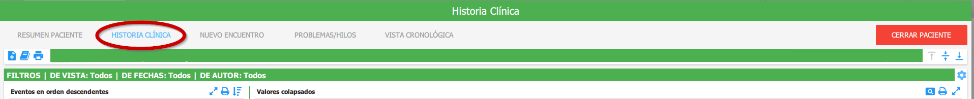 historia clinica