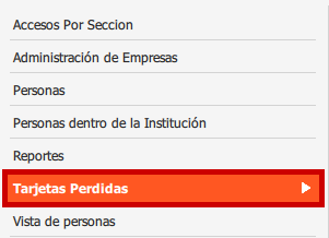 SECSV TARJ PERD 4